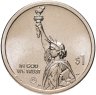 Купить США 1 доллар 2023 D "Американские инновации - Десантный катер Хиггинса (Луизиана)"