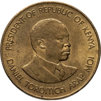 купить Кения 10 центов (cents) 1987