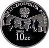 Купить Польша 10 злотых 2005 "60 лет окончания Второй мировой войны"