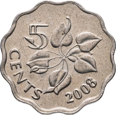 купить Свазиленд 5 центов (cents) 2008