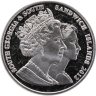 Купить Южная Георгия 2 фунта (pounds) 2012 "Жизнь Елизаветы II - Елизавета II в шляпе"