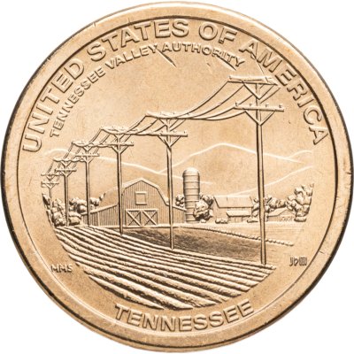 купить США 1 доллар 2022 Американские инновации - Администрация долины Теннесси и Язык Чероки (Теннесси)