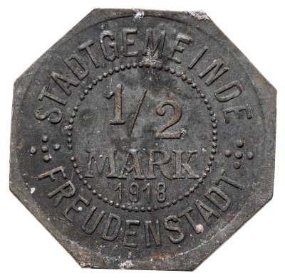 купить Германия, Фройденштадт 1\2 марки 1918