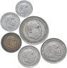 Купить Испания, набор монет 1953-1966 (6 монет) Каудильо Франсиско Франко
