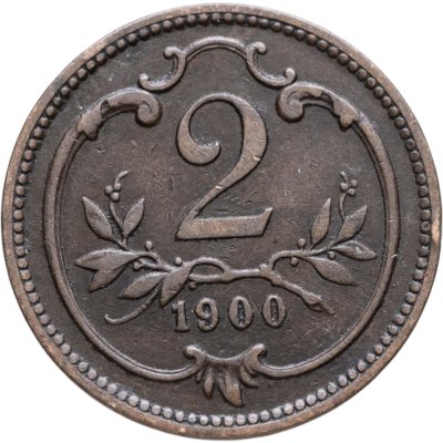 купить Австрия 2 геллера (heller) 1900