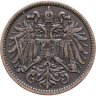 Купить Австрия 2 геллера (heller) 1900