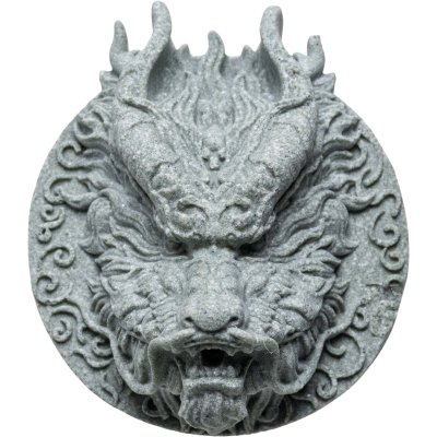 купить Чад 100 франков 2024 "Год дракона 3D" в футляре с сертификатом