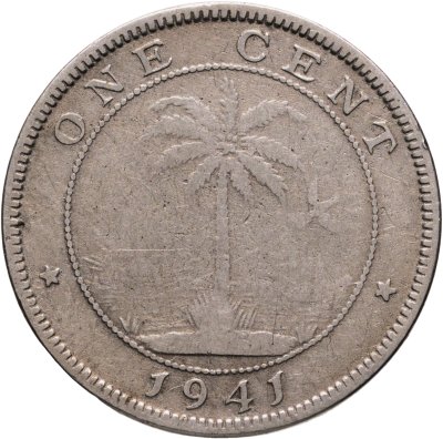 купить Либерия 1 цент (cents) 1941