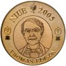 Купить Остров Ниуэ 1 доллар 2005 «Томас Эдисон»