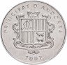 Купить Андорра 1 сантим 2002