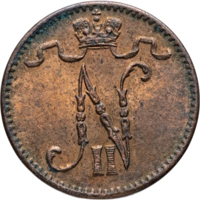 купить 1 пенни (penni) 1914 Российская Финляндия