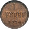 Купить 1 пенни (penni) 1914 Российская Финляндия