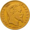 Купить Франция 5 франков (francs) 1863 A Наполеон III