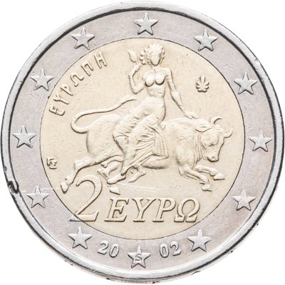купить Греция 2 евро 2002 S