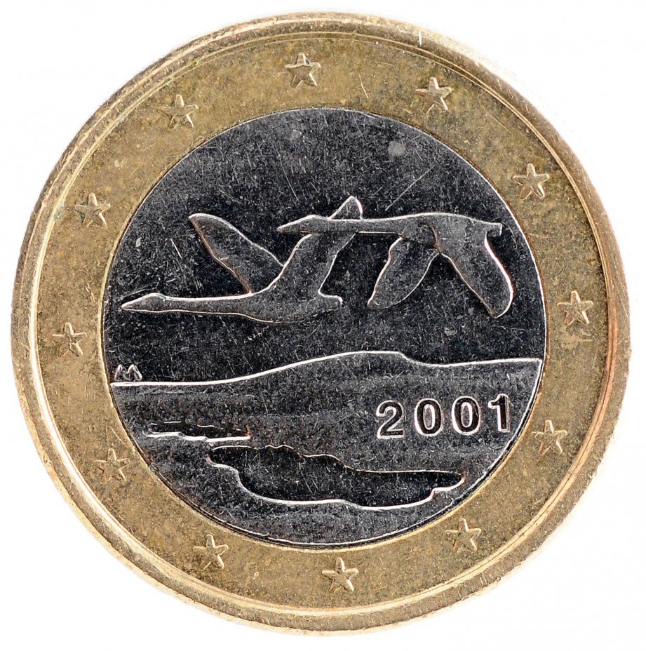 купить Финляндия 1 евро 2001