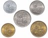 Купить Чехословакия набор монет 1991-1992 (5 штук, VF-XF)