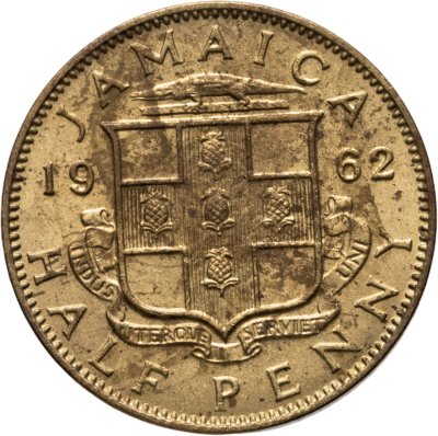 купить Ямайка 1/2 пенни (half penny) 1962