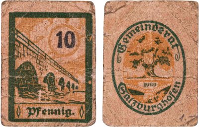 купить Германия нотгельд 10 пфеннигов 1919-1922