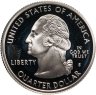 Купить США 25 центов (квотер, 1/4 доллара, quarter dollar) S PROOF 2004 "Квотер штата Мичиган", знак монетного двора: "S" - Сан-Франциско
