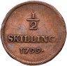 Купить Швеция 1/2 скиллинга (skilling) 1799