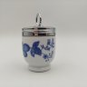 Купить Кодлер с цветочным декором, фарфор, деколь, металл, Royal Worcester, Великобритания, 1980-1985 гг.