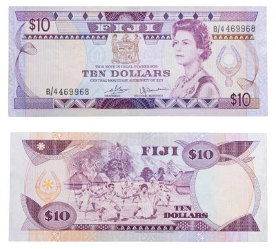 купить Фиджи 10 доллара 1980 P-79