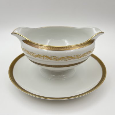 купить Соусник с растительным декором, серия "Charleroi-Bruxelles", фарфор, золочение, Tirschenreuth, Германия, 1969-1990 гг.