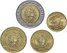 Купить Уругвай набор из 4 монет 2011-2012