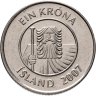 Купить Исландия 1 крона 2007