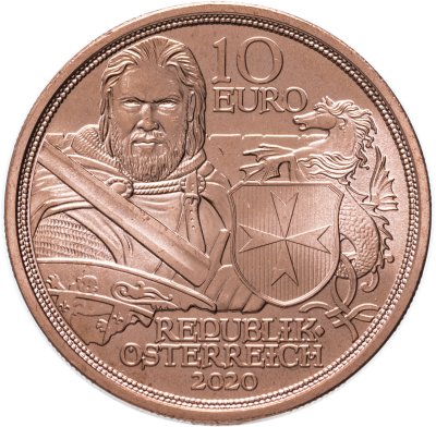 купить Австрия 10 евро 2020 Рыцарские истории - Стойкость