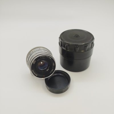 купить Фотообъeктив Индустaр-26M П 2,8/50 М39 в футляре, металл, стекло, пластик, Харьковский машиностроительный завод им. Дзержинского (ФЭД), СССР, 1955-1970 гг.