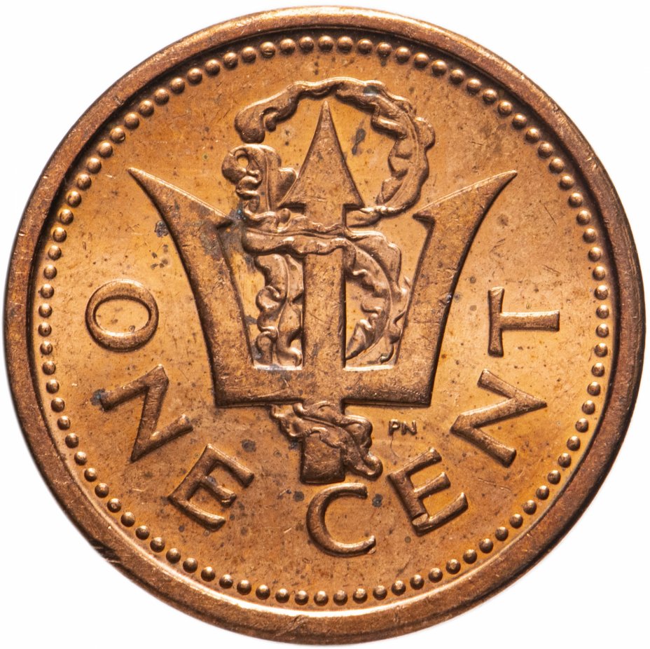 купить Барбадос 1 цент (cent) 2007-2012 случайный год (магнетик)