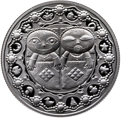 купить Беларусь 1 рубль 2009 "Знаки зодиака - Близнецы"