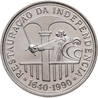 купить Португалия 100 эскудо (escudos) 1990 350 лет со дня восстановления португальской независимости