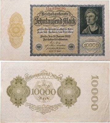купить Германия 10000 марок 1922