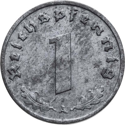 купить Германия, Третий рейх 1 рейхспфенниг (reichspfennig) 1942 случайный монетный двор