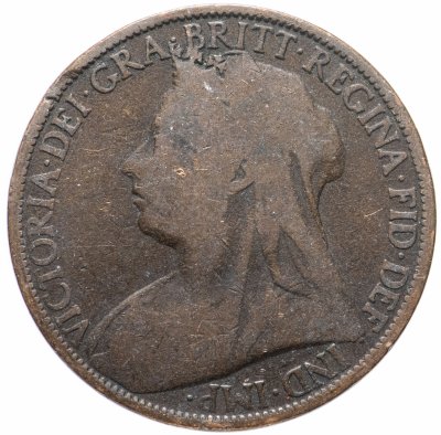 купить Великобритания 1 пенни (penny) 1895-1901, случайная дата