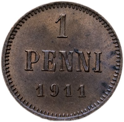 купить 1 пенни (penni) 1911 Российская Финляндия