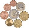 Купить Андорра набор монет евро 2017-2018 (8 штук)