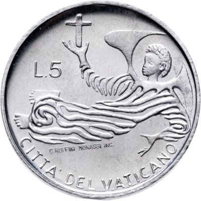 купить Ватикан 5 лир (lire) 1969