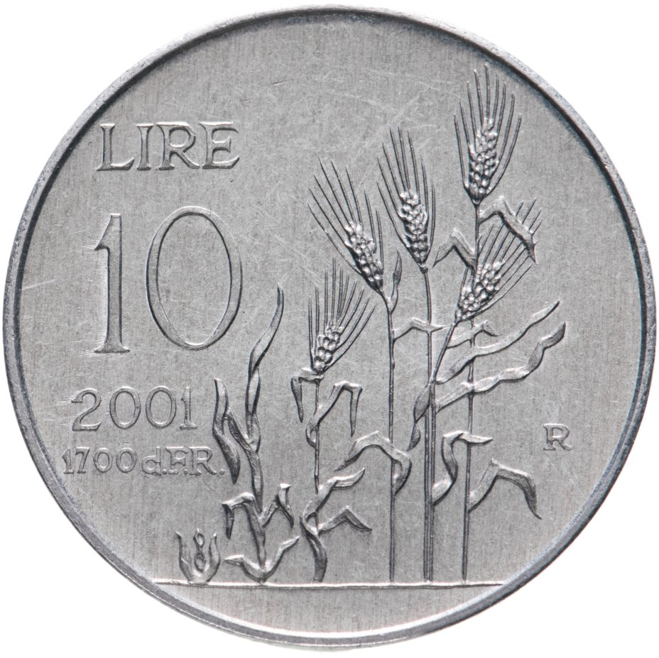 купить Сан-Марино 10 лир (lire) 2001