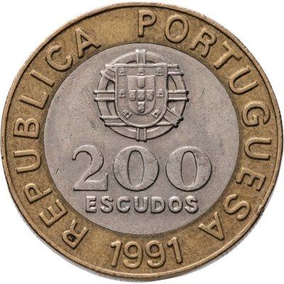 купить Португалия 200 эскудо (escudos) 1991