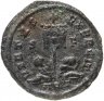 Купить Римская Империя, Крисп, 317-326 гг, фракция фоллиса (реверс: два пленника, между ними штандарт)