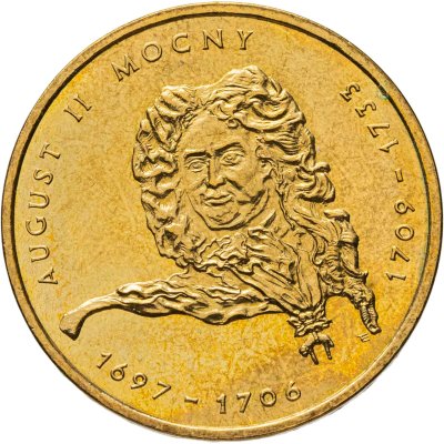 купить Польша 2 злотых 2002 Польские Короли - Август II Сильный