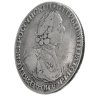 Купить 1 рубль 1724 СПБ  солнечный в латах, "СПБ" в обрезе рукава, над головой крест