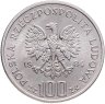 Купить Польша 100 злотых (zlotych) 1984  110 лет со дня рождения Винценты Витоса