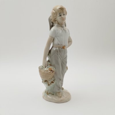 купить Статуэтка "Девочка в шляпе", Janbo, фарфор, роспись, Испания, 2000-2015 гг.