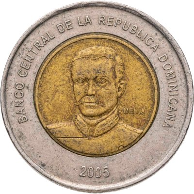 купить Доминикана 10 песо (pesos) 2005