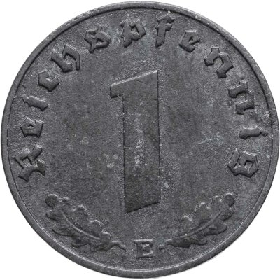купить Германия, Третий рейх 1 рейхспфенниг (reichspfennig) 1943 случайный монетный двор