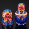 Купить Матрешка "Русский балет. Щелкунчик" (7 мест), автор росписи С.А. Лонченкова, дерево, лак, роспись, золочение, Российская Федерация, 2025 г.